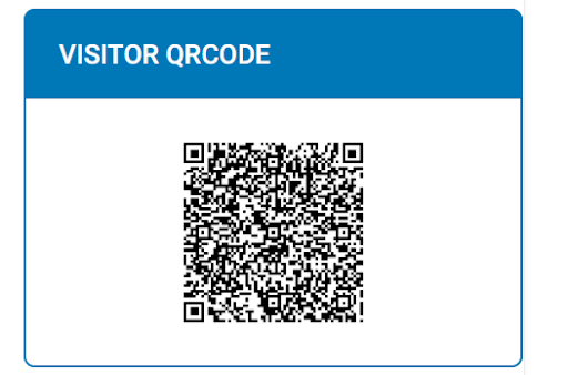 Visitor QR code